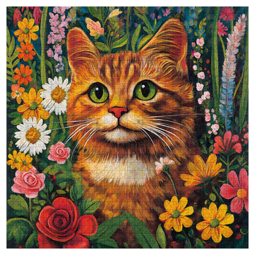 Gartenkatze Puzzles 1000 Stücke